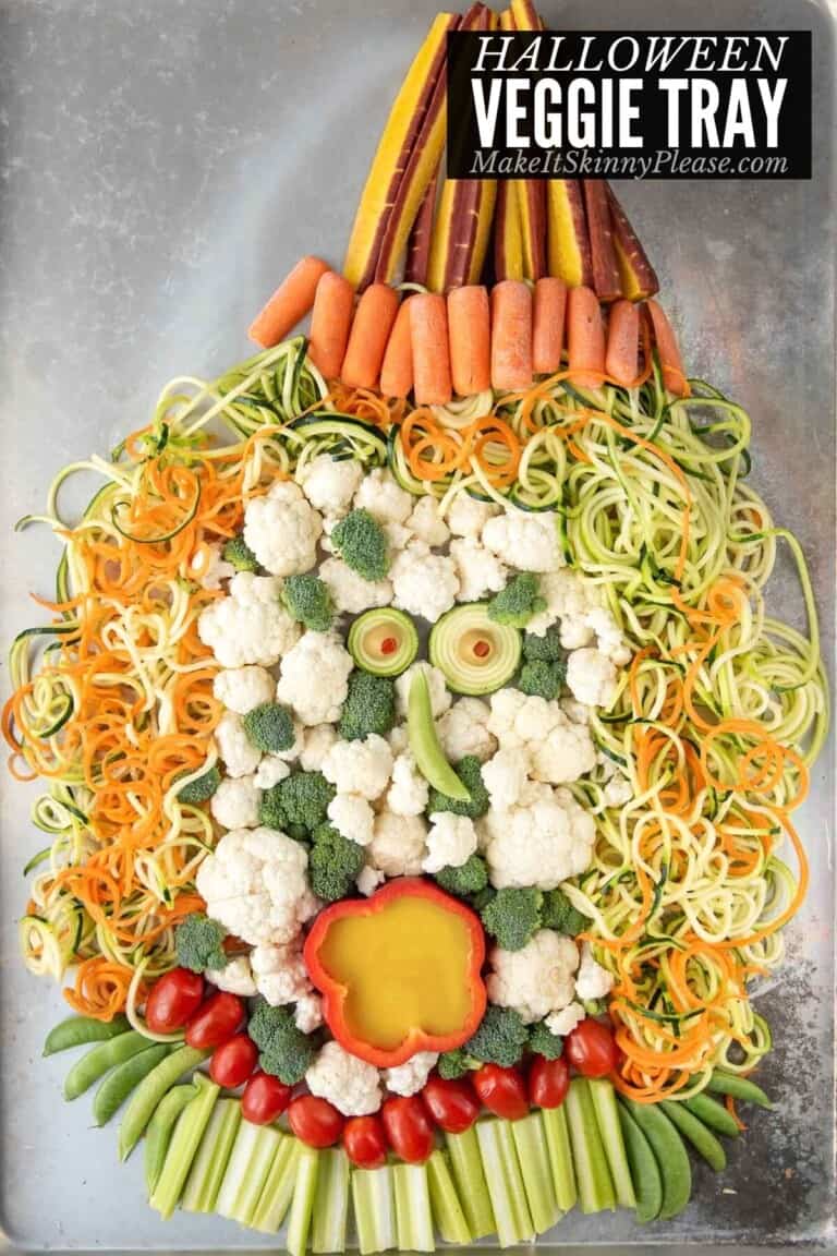 Halloween Veggie Tray recipe - Make It Skinny Please