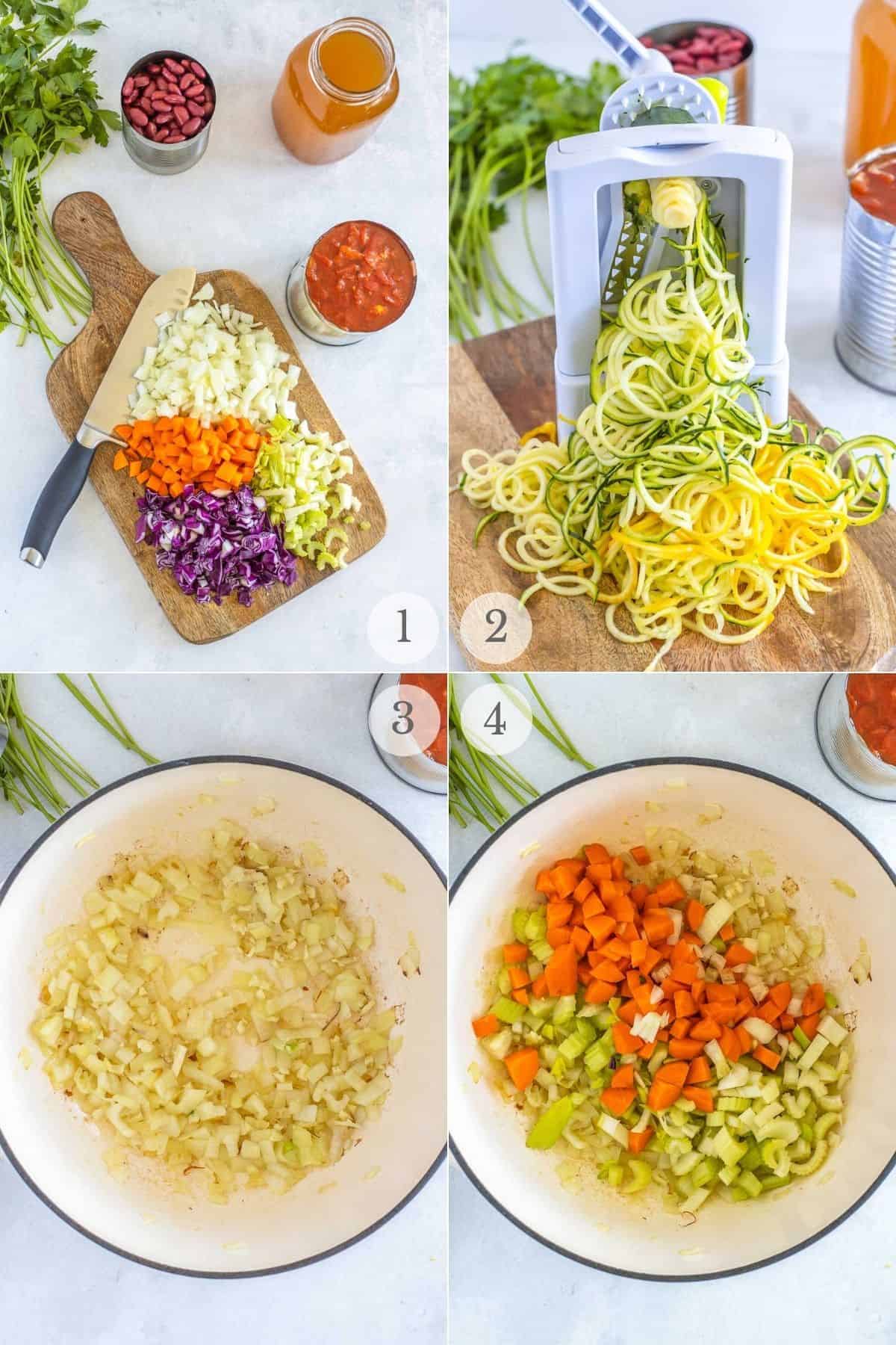 low calorie vegetable soup recipes steps 1-4 