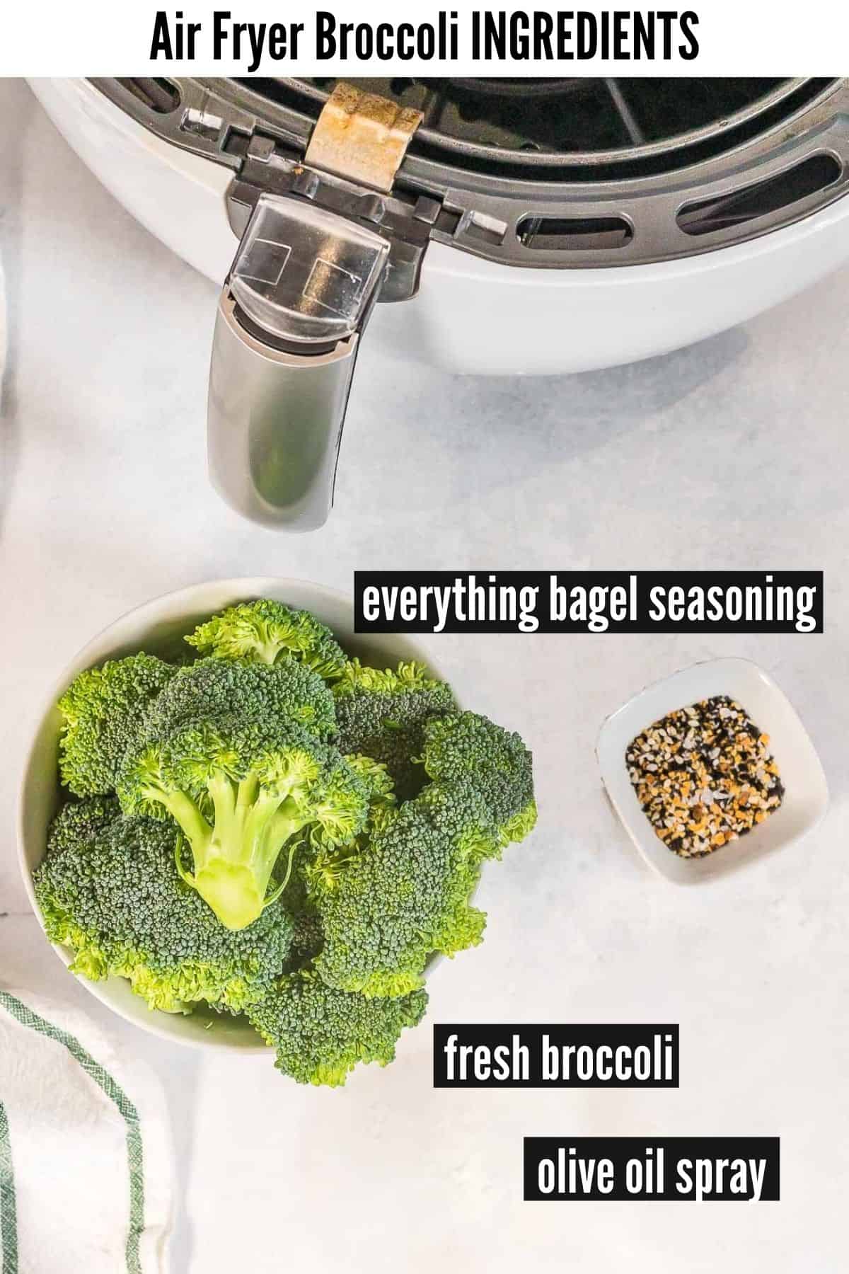 air fryer broccoli labelled ingredients