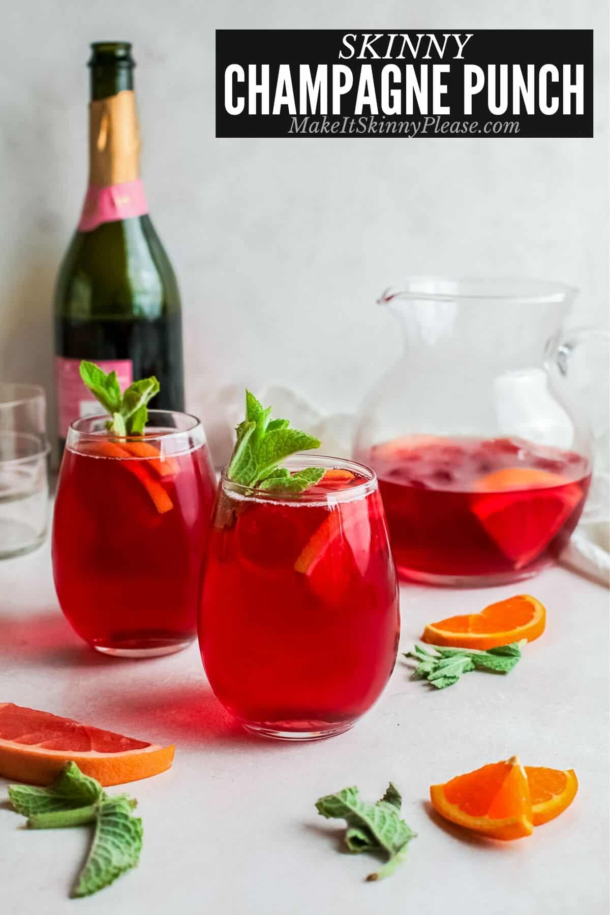 Champagne Party Punch (3 Ingredients) - Celebrations at Home