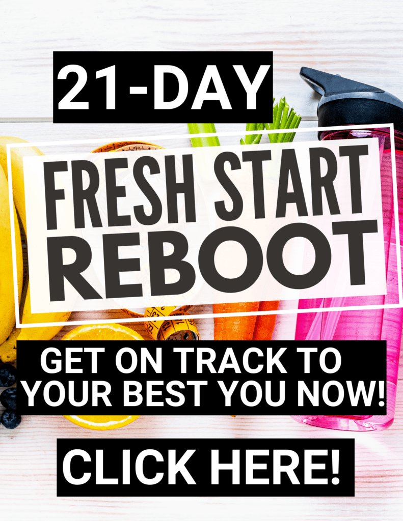 21 Day Fresh Start Reboot graphic