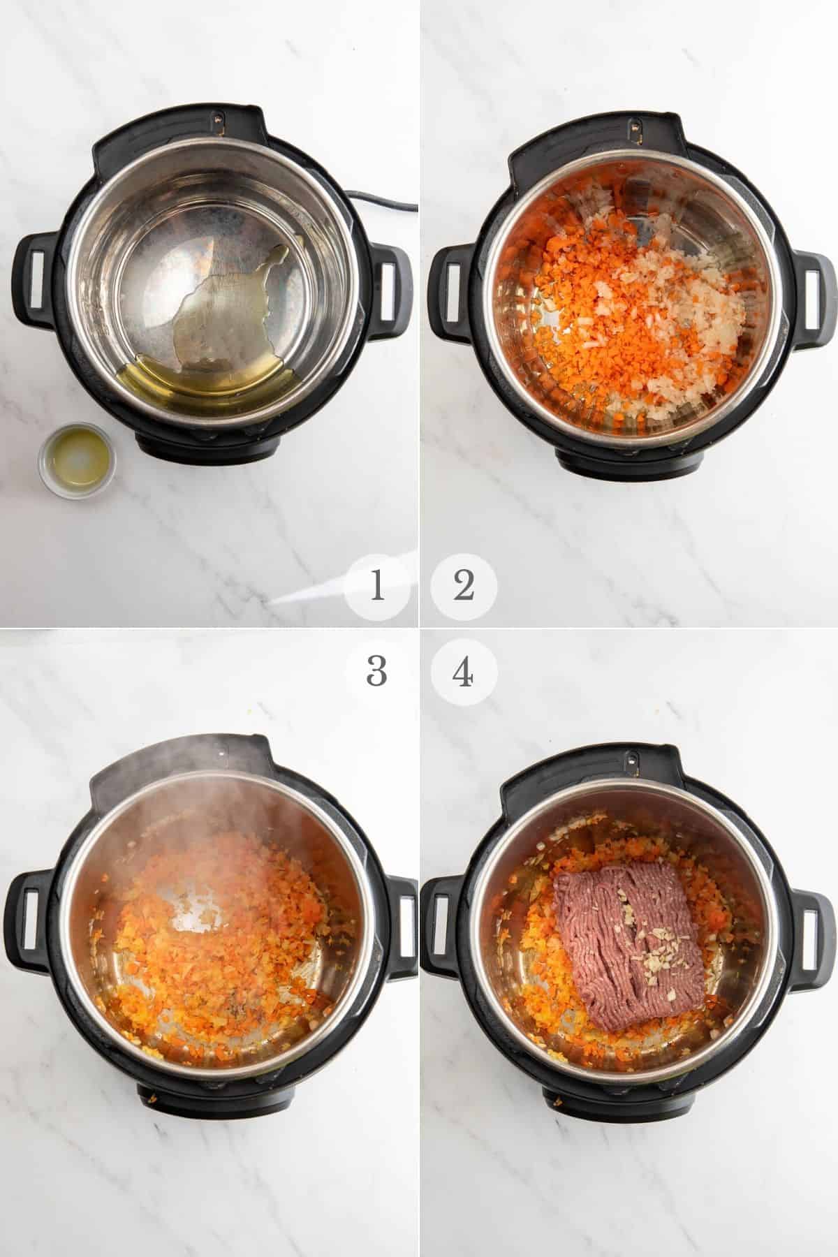 white bean turkey chili recipe steps 1-4