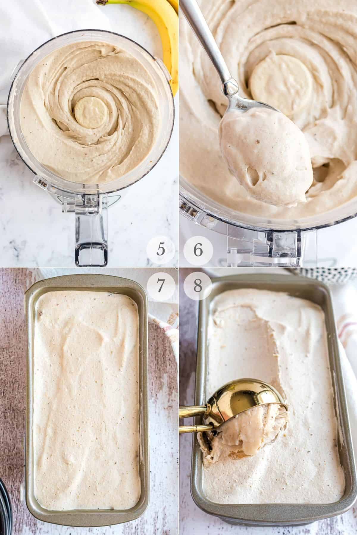 nice cream recipe steps 5-8