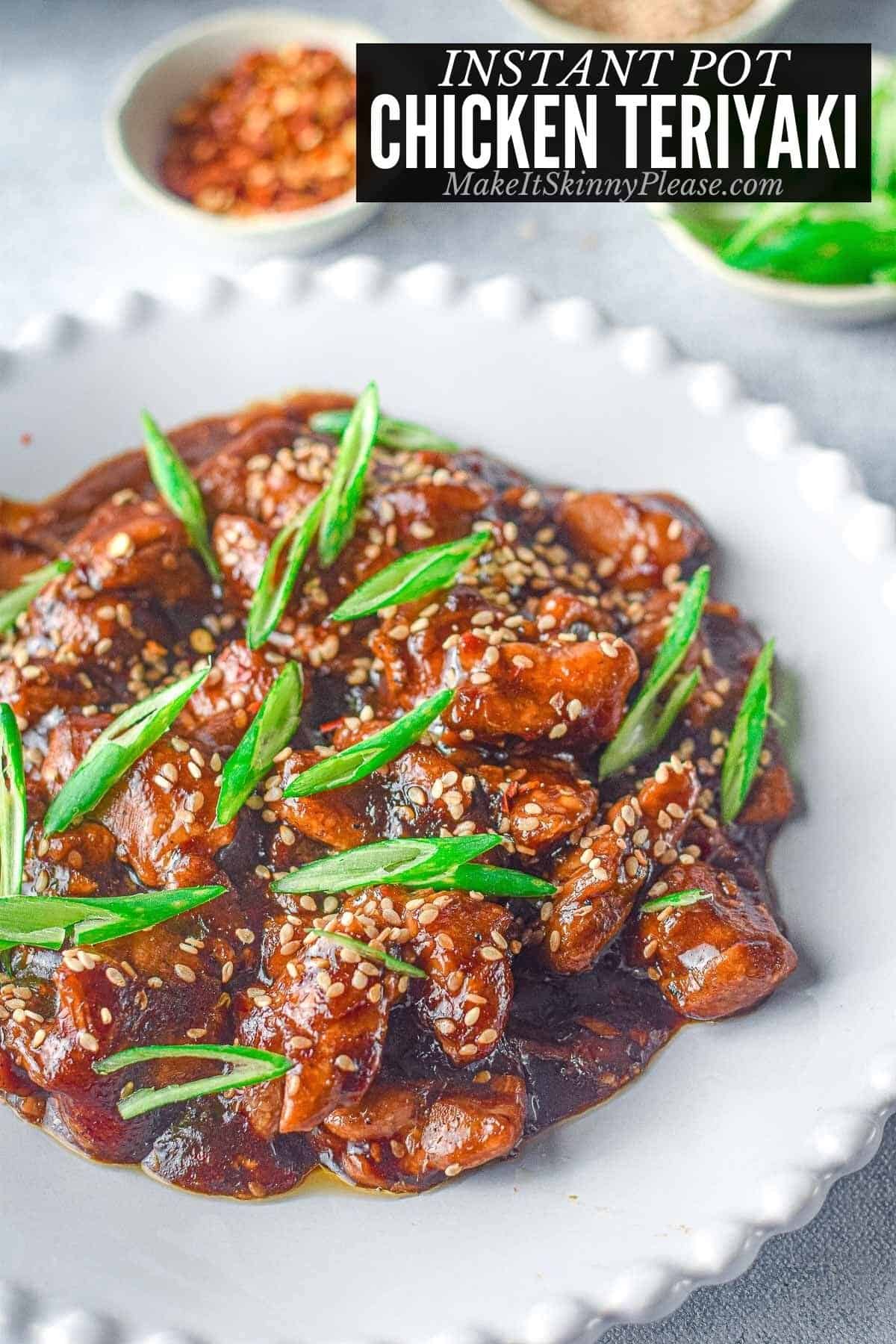 Instant Pot Chicken Teriyaki Make It Skinny Please