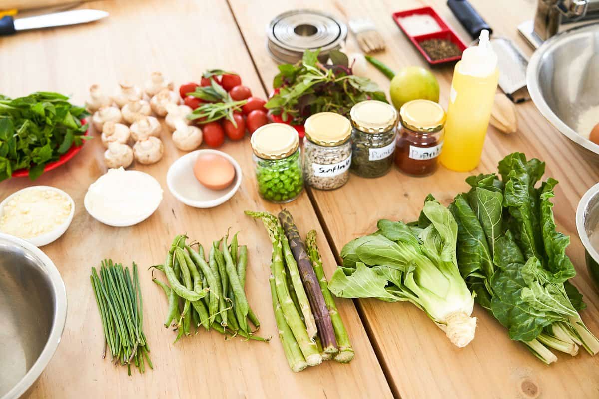 meal prep ingredients