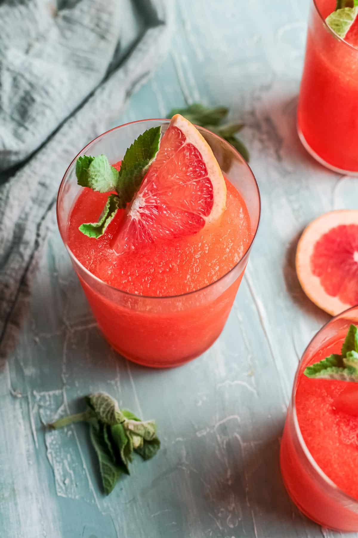 Frozen Aperol Spritz with Strawberries • Sunday Table