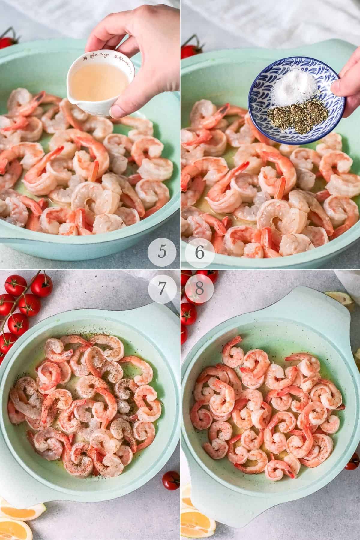 mediterranean shrimp recipe steps 5-8
