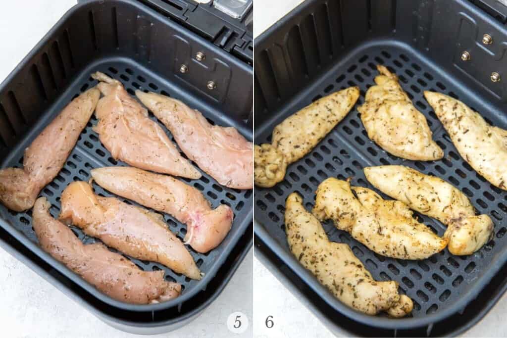 Air Fryer Chicken Tenders (no breading) Make It Skinny Please