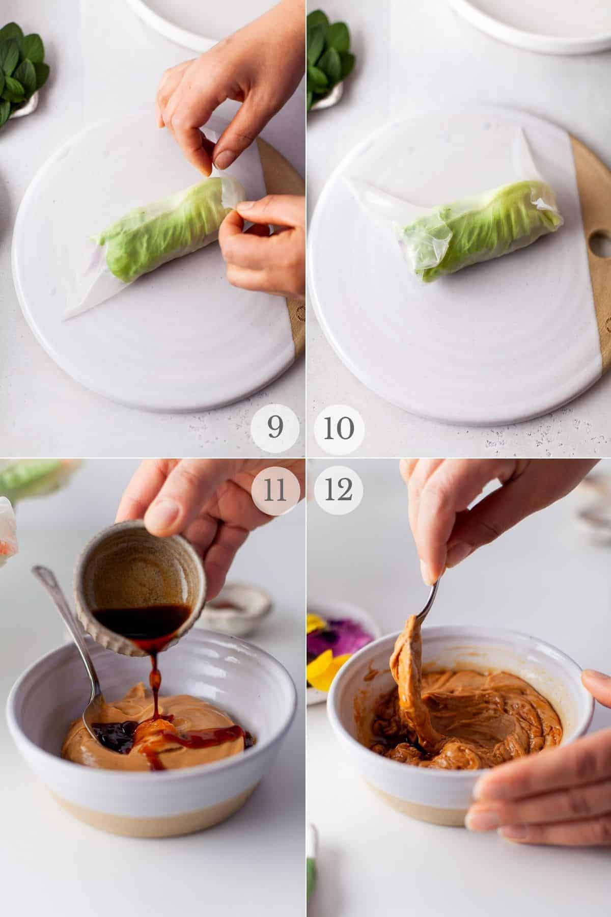 how to make fresh spring rolls recipe steps 9-12