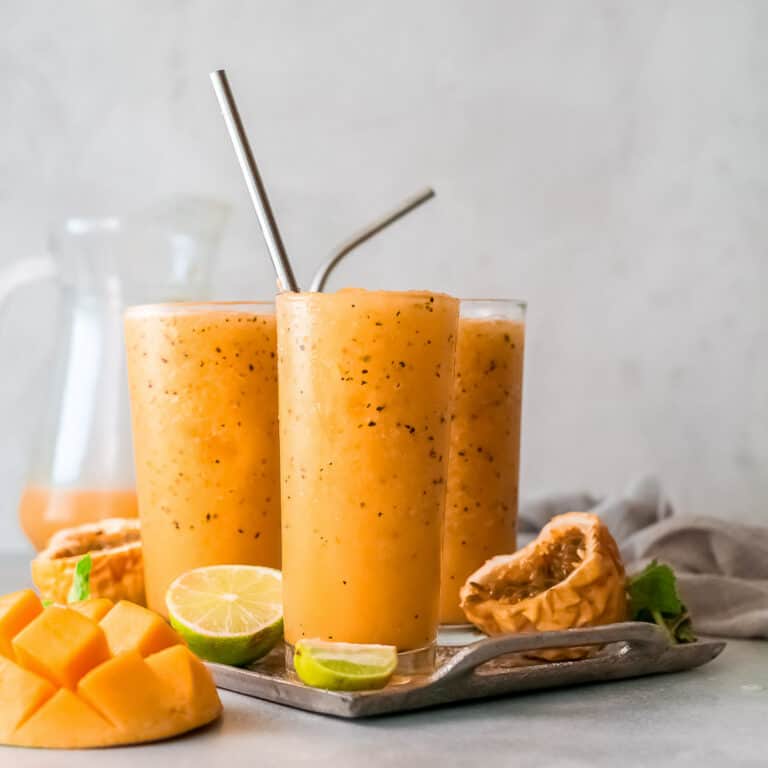 Mango Passion Fruit Wine Slushy recipe - Make It Skinny Please