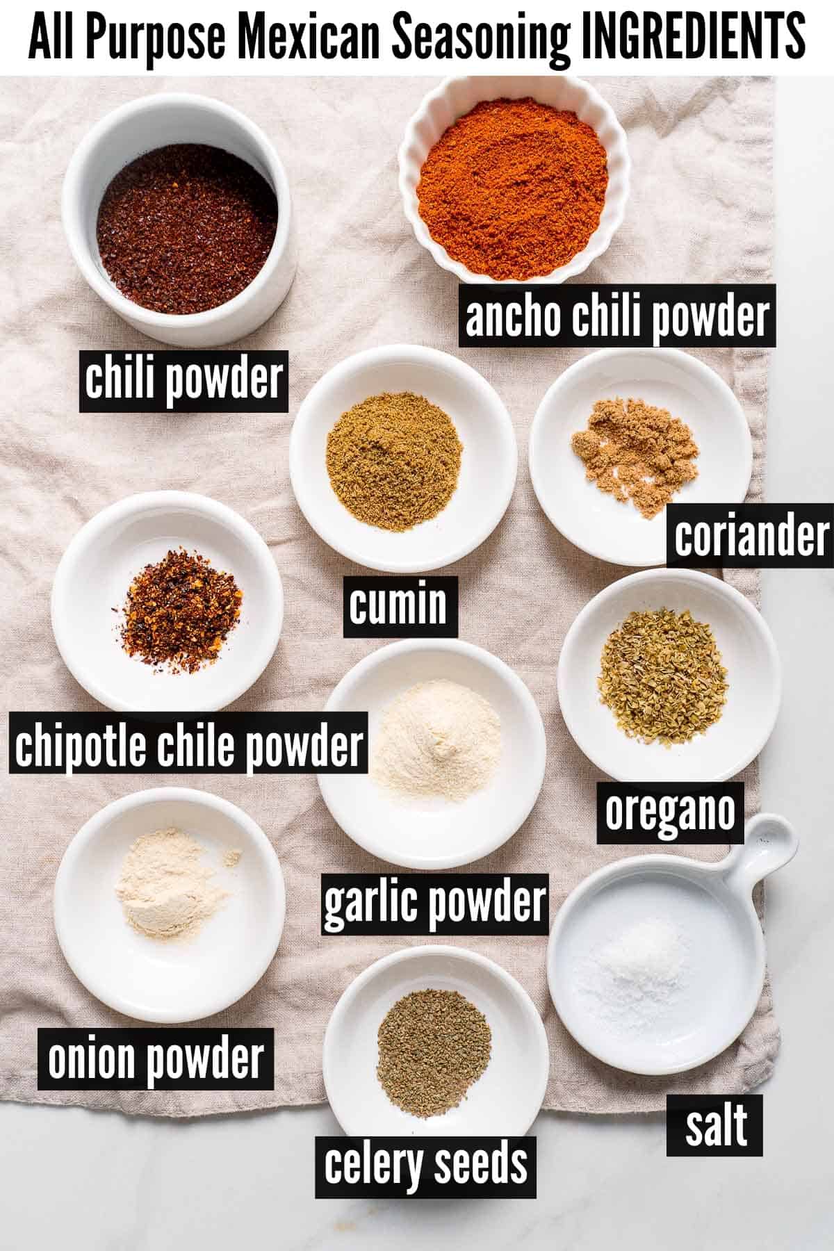 all purpose mexican seasoning labelled ingredients.