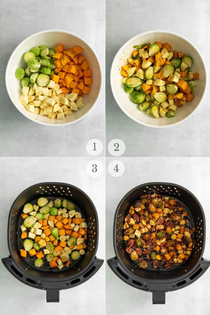 Air Fryer Roast Vegetables Make It Skinny Please