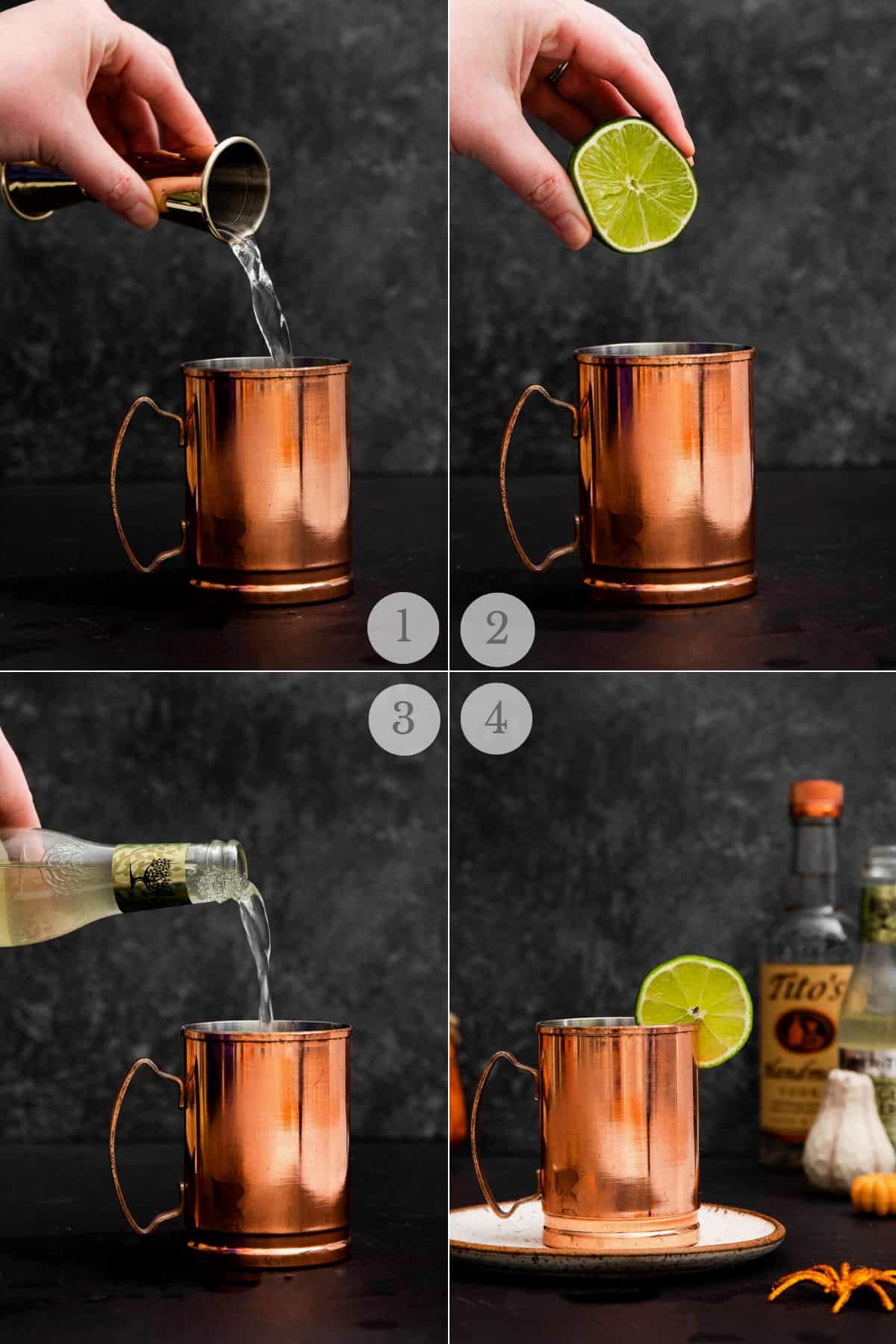 skinny moscow mule recipe steps.