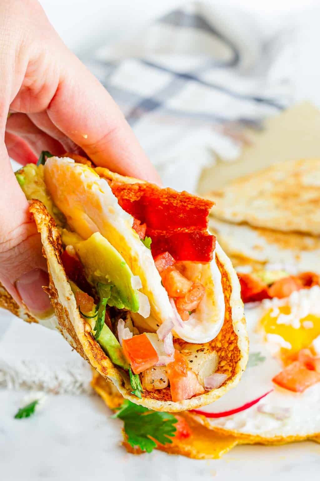 Best Egg White Breakfast Wraps recipe (low carb) - Make It Skinny Please
