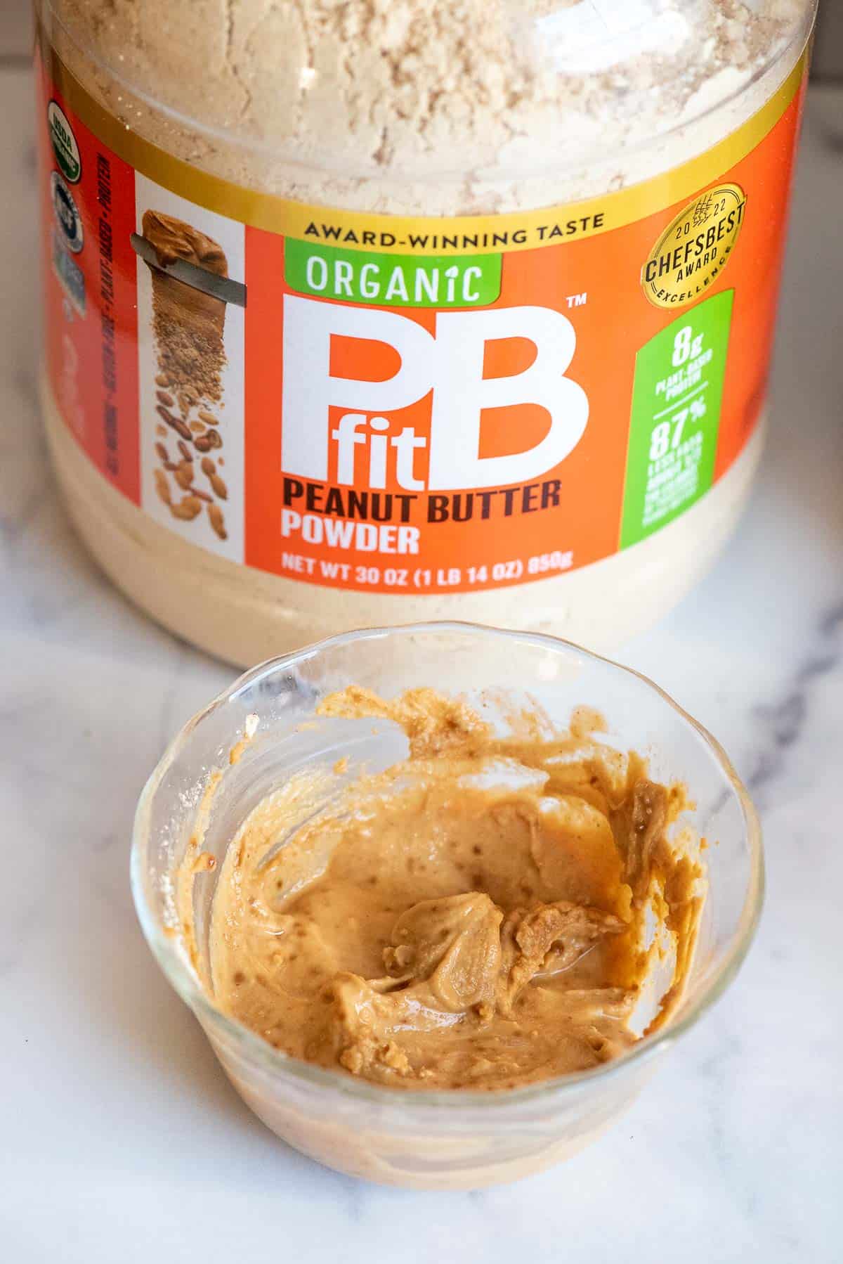 pbfit made into peanut butter.