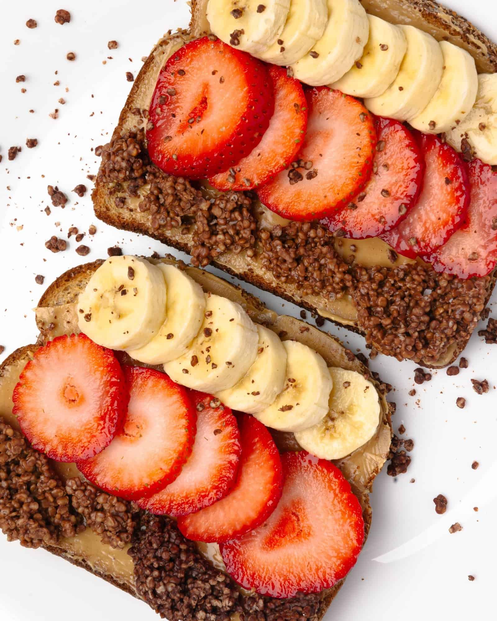 powdered peanut butter on toast.