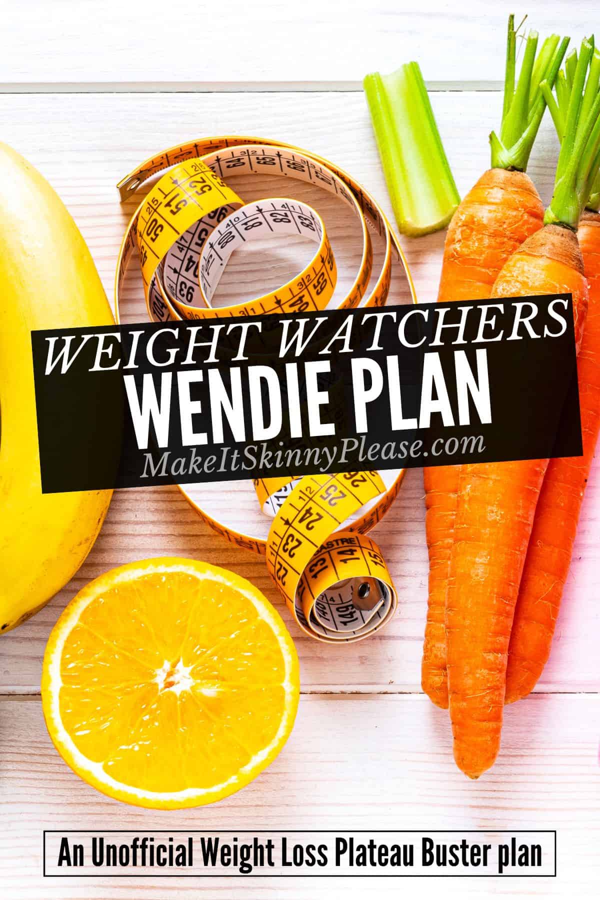 weight watchers wendie plan graphic.