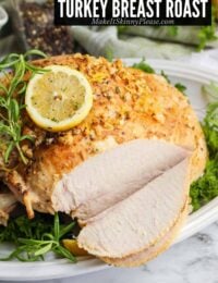 Instant Pot Turkey Breast roast title overlay