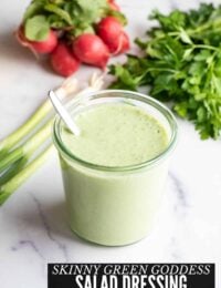 skinny green goddess salad dressing