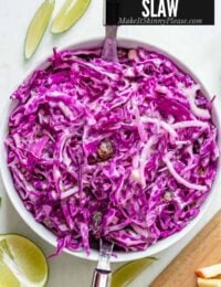 red cabbage slaw title